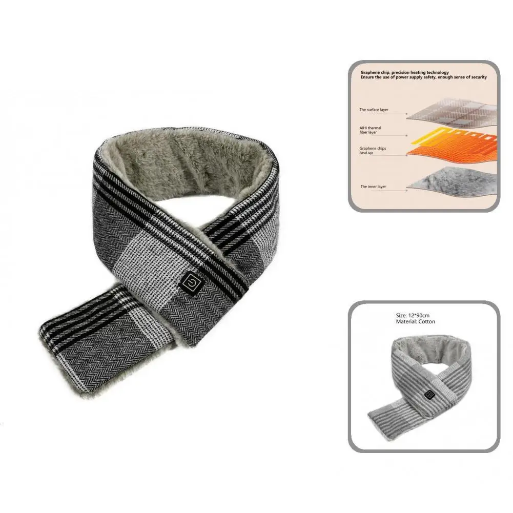 Great Heated Scarf Controllable Solid Color Skiing Shawl USB Plug Scarf Women Shawl Electric Scarf
Great Heated Scarf Controllable Solid Color Skiing Shawl USB Plug Scarf Women Shawl Electric Scarf