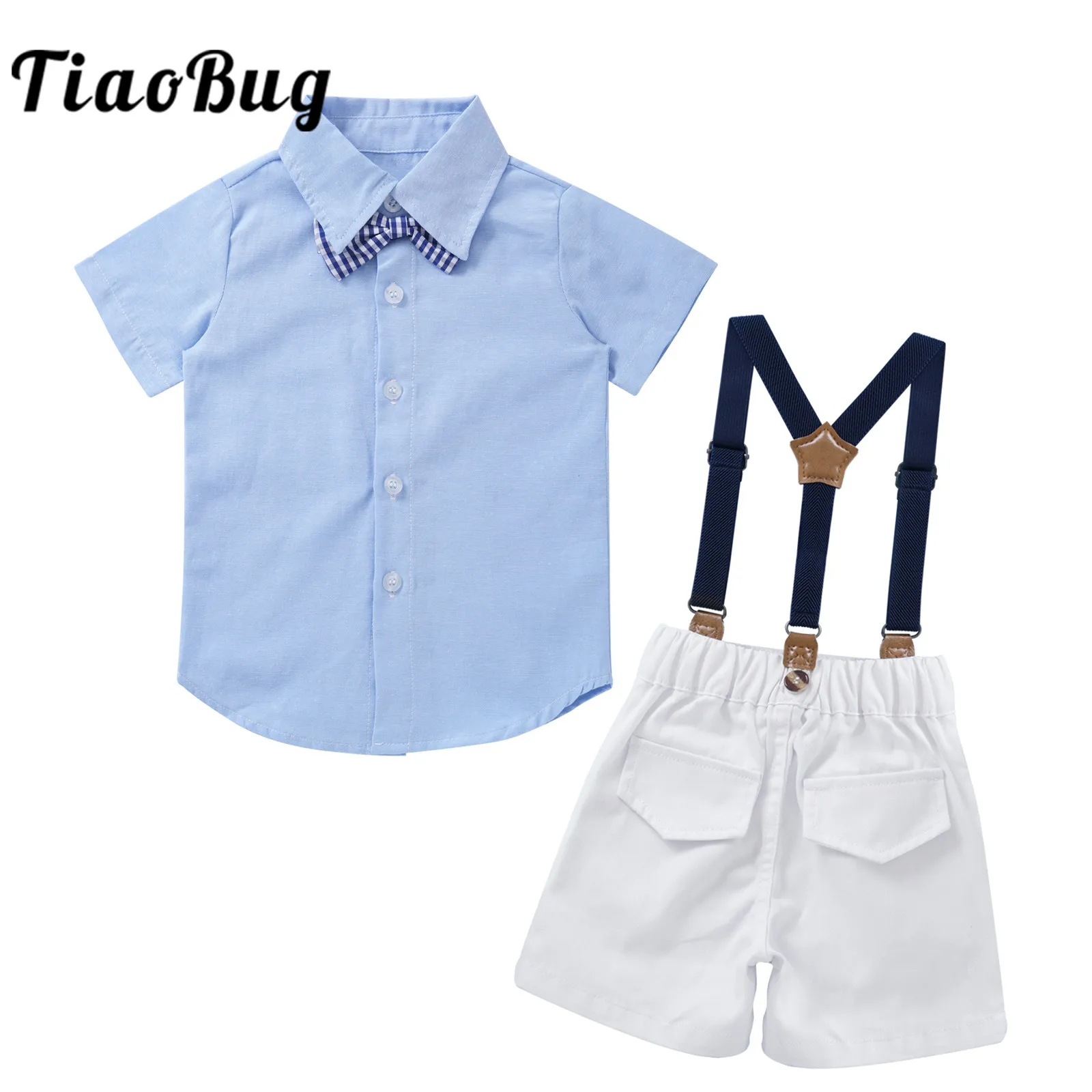 2Pcs Kids Boys Formal Suits Summer Casual Outfit Baby Boy Gentleman Sets Short Sleeve Toddlers Wedding Birthday Party Costume
2Pcs Kids Boys Formal Suits Summer Casual Outfit Baby Boy Gentleman Sets Short Sleeve Toddlers Wedding Birthday Party Costume