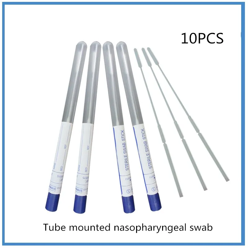 Disposable nasopharyngeal swab tube nasopharynx swab disposable sampler independently packaged flocking swab
Disposable nasopharyngeal swab tube nasopharynx swab disposable sampler independently packaged flocking swab