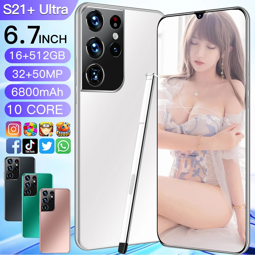 Samsug Galaxy S21+ Ultra 6.7 Inch Smartphone 6800mAh 16GB+512GB Unlocked Android 11.0 5G Mobilephone Google GPS Global Version
Samsug Galaxy S21+ Ultra 6.7 Inch Smartphone 6800mAh 16GB+512GB Unlocked Android 11.0 5G Mobilephone Google GPS Global Version