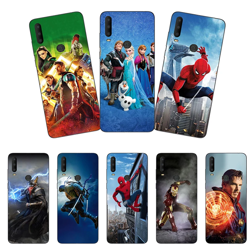 Чехол накладка для Alcatel 3X 2019 оригинальный мягкий силиконовый чехол с милыми