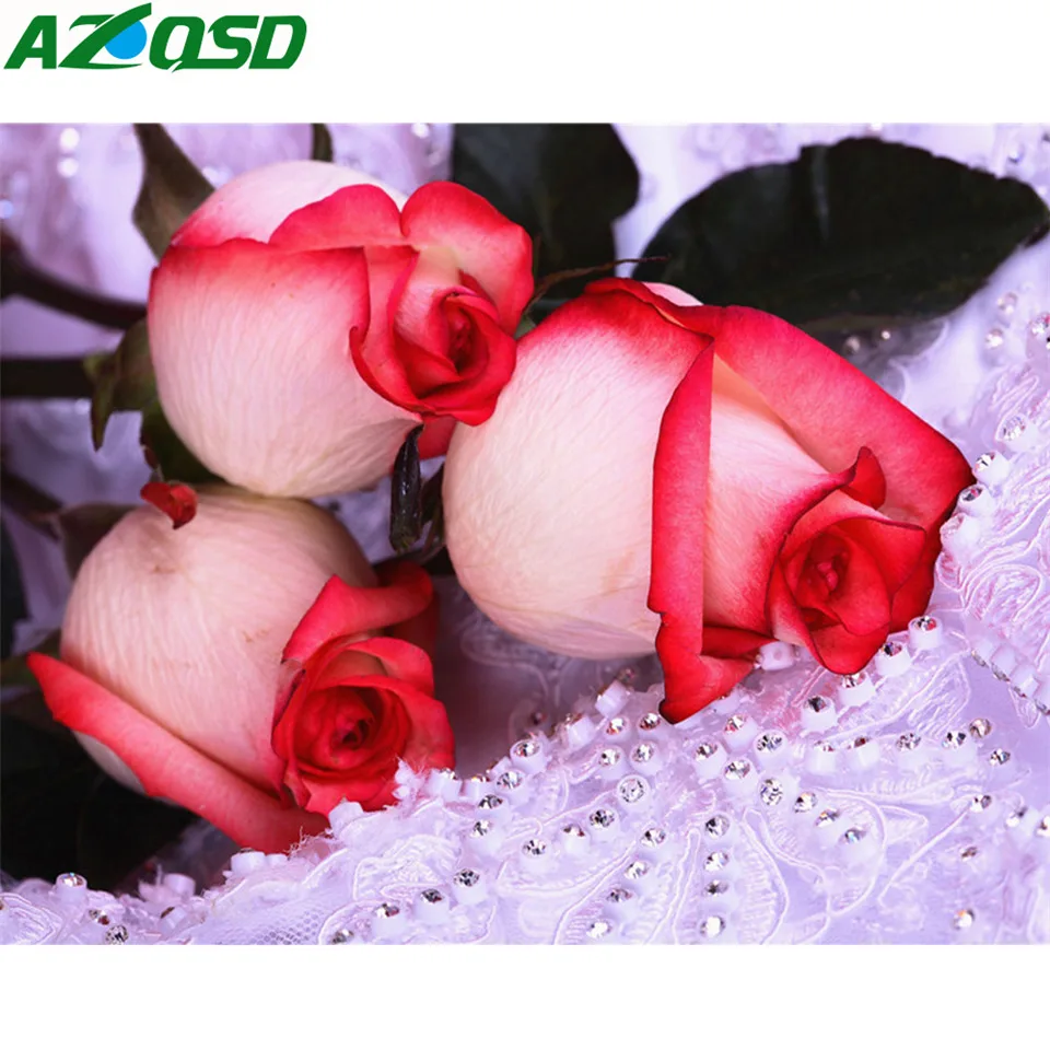 AZQSD Diamond Mosaic Full Display Rhinestones Pictures Diamond Painting Rose Diamond Embroidery Flowers Hobbies And Crafts
AZQSD Diamond Mosaic Full Display Rhinestones Pictures Diamond Painting Rose Diamond Embroidery Flowers Hobbies And Crafts