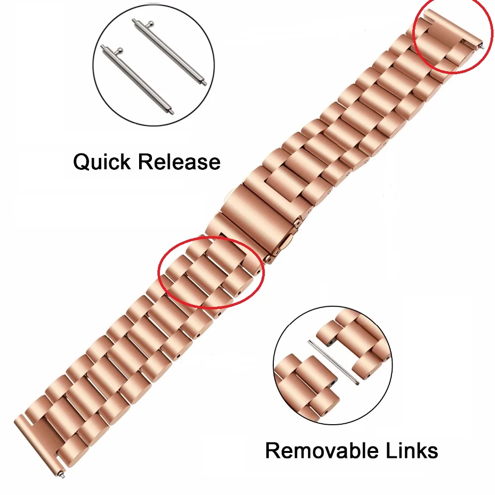 Smart Accessories for Huami Amazfit GTR 47 bracelet 22mm stainless steel wristband strap for Amazfit GTR 47mm band with tool
Smart Accessories for Huami Amazfit GTR 47 bracelet 22mm stainless steel wristband strap for Amazfit GTR 47mm band with tool