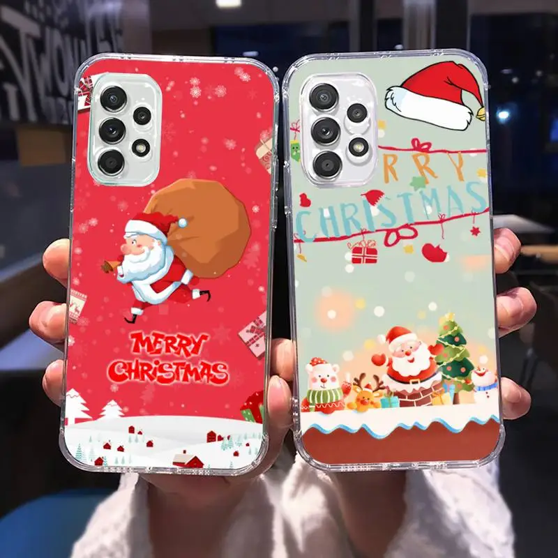 Christmas Phone Case for Samsung A 51 50 52 12 21s 31 40 70 71 note S 20 10 21 ultra plus fe clear coque shell phone case
Christmas Phone Case for Samsung A 51 50 52 12 21s 31 40 70 71 note S 20 10 21 ultra plus fe clear coque shell phone case
