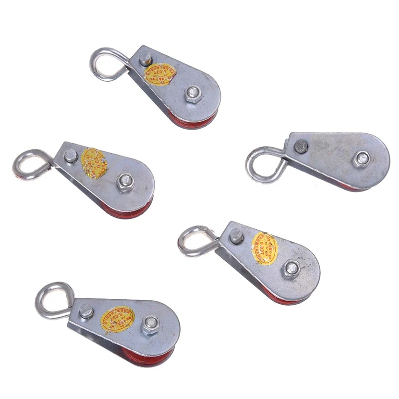 0.03T 66.1Lbs 30Kg Silver Tone Metal Swivel Lifting Crane Pulley Block 5 Pcs
0.03T 66.1Lbs 30Kg Silver Tone Metal Swivel Lifting Crane Pulley Block 5 Pcs