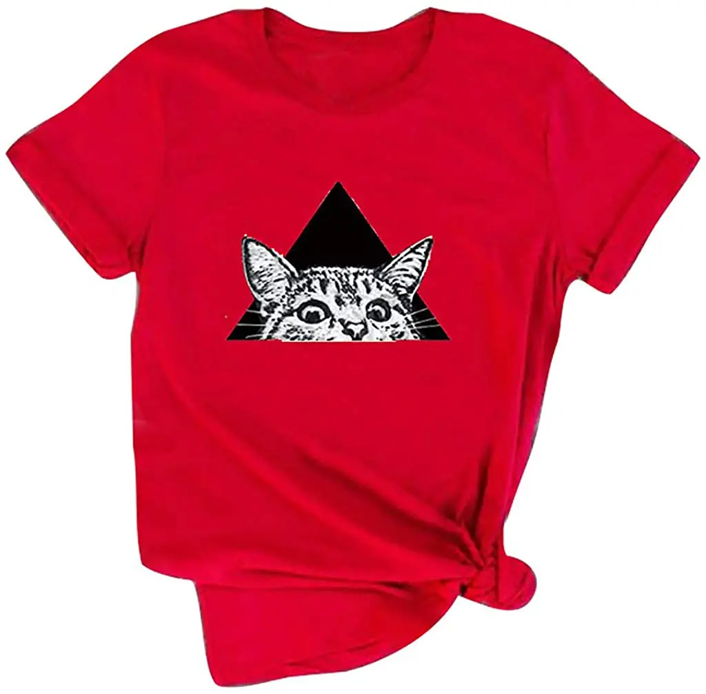 Women's Cute Print T-Shirt Basic Casual Short Sleeve Tops Tee Shirts New Summer 2020 Pure Cotton Breathable Crew Neck Tshirt
Women's Cute Print T-Shirt Basic Casual Short Sleeve Tops Tee Shirts New Summer 2020 Pure Cotton Breathable Crew Neck Tshirt