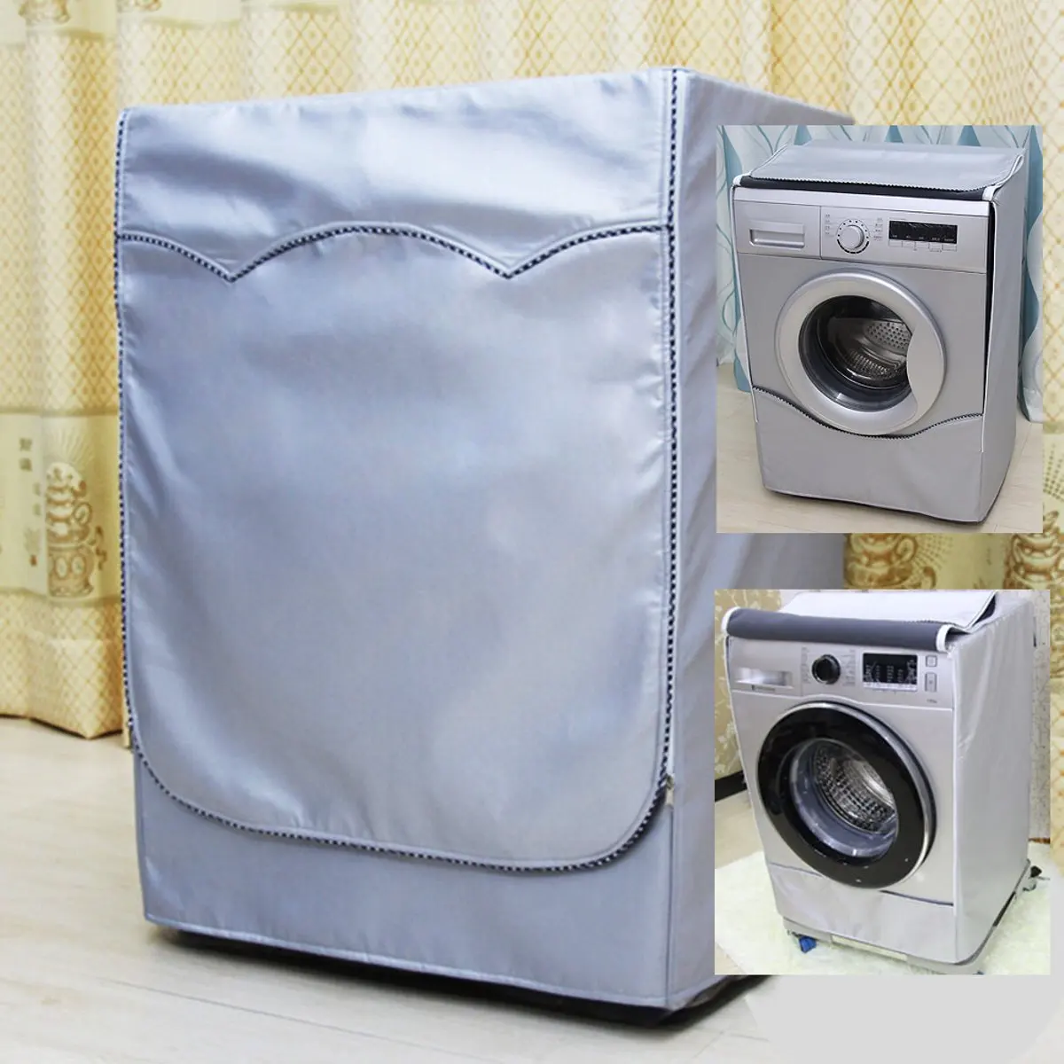 Fully Automatic Roller Washer Sunscreen Washing Machine Waterproof Cover Dryer Polyester Silver Dustproof Washing Machine Cover
Fully Automatic Roller Washer Sunscreen Washing Machine Waterproof Cover Dryer Polyester Silver Dustproof Washing Machine Cover