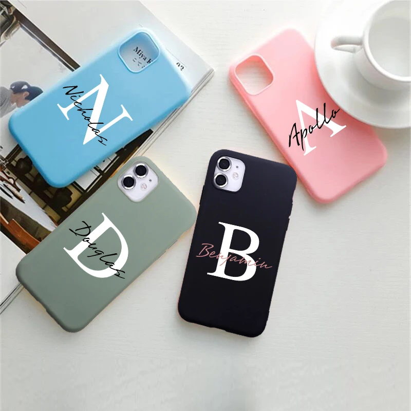 Custom Name Letter Case For Xiaomi Redmi Note 11 11S 10 9 8 7 Pro 10S 9S 8T 7A 8A 9A 9C Mi 10T lite Soft TPU Silicone Love Case
Custom Name Letter Case For Xiaomi Redmi Note 11 11S 10 9 8 7 Pro 10S 9S 8T 7A 8A 9A 9C Mi 10T lite Soft TPU Silicone Love Case
