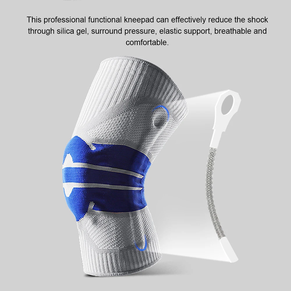 Summer Knitted Knee Pads Silicone Cover Protector Professional Functional Knee Pads Meniscus Protections Knee Support
Summer Knitted Knee Pads Silicone Cover Protector Professional Functional Knee Pads Meniscus Protections Knee Support