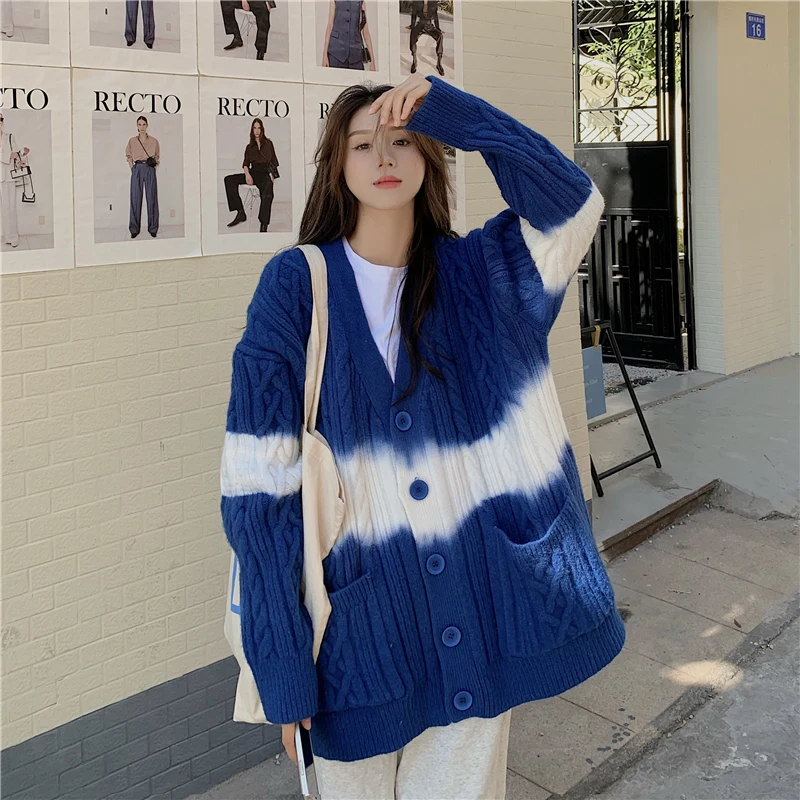 Fashion Sweater Spring Autumn Women's Clothing 2022 New Oversize Lazy Loose Casual V-neck Knitted Cardigan Coats D577
Fashion Sweater Spring Autumn Women's Clothing 2022 New Oversize Lazy Loose Casual V-neck Knitted Cardigan Coats D577