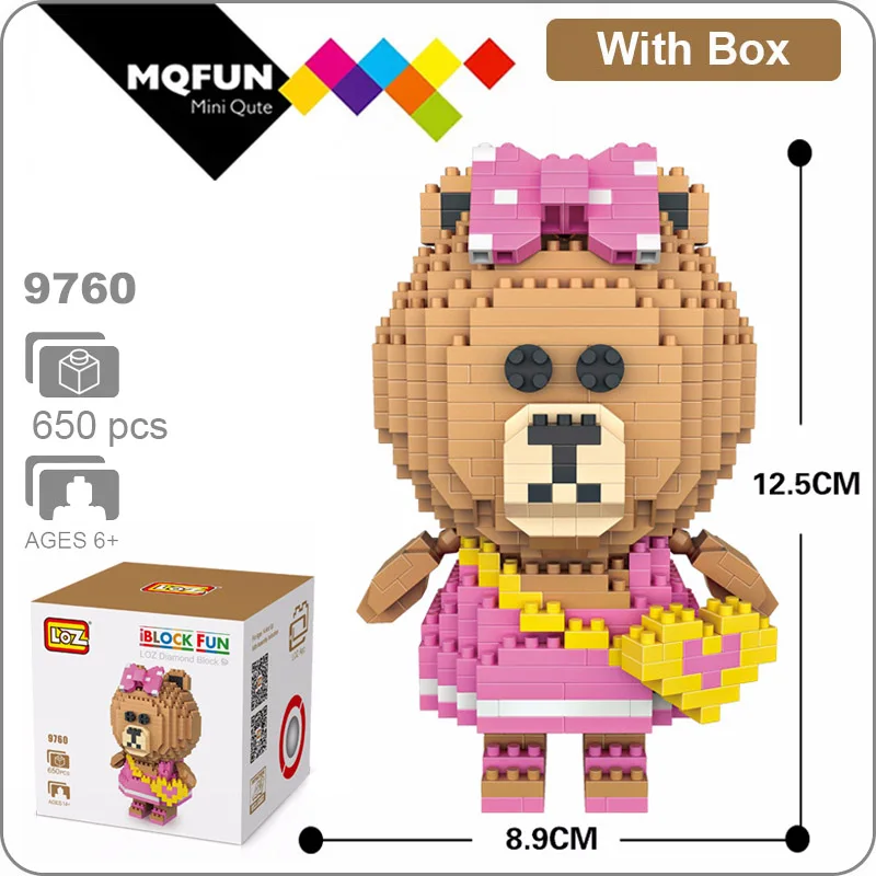 LOZ Diamond Blocks Cartoon Bear Duck Rabbit Chicken Mini Building Blocks Bricks Diy Game Cute Plastic Block Children Kids Gift
LOZ Diamond Blocks Cartoon Bear Duck Rabbit Chicken Mini Building Blocks Bricks Diy Game Cute Plastic Block Children Kids Gift