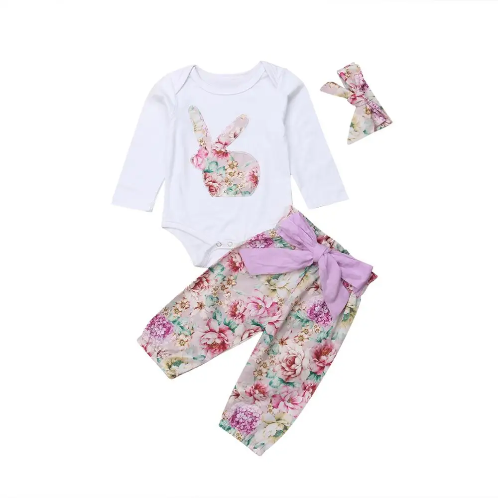 New Newborn 2pcs Outfits Set Baby Girls Floral Print Rabbit Bodysuit+Floral Print Pants
New Newborn 2pcs Outfits Set Baby Girls Floral Print Rabbit Bodysuit+Floral Print Pants