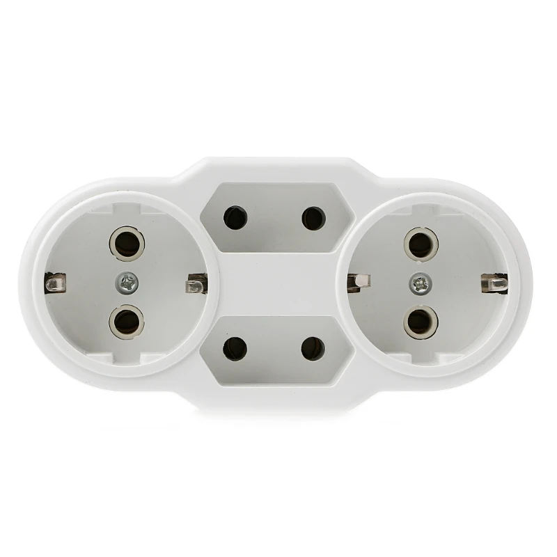 EU Type Conversion Plug 1 TO 4 Way EU Standard Power Adapter Socket Travel Plugs W3JA
EU Type Conversion Plug 1 TO 4 Way EU Standard Power Adapter Socket Travel Plugs W3JA