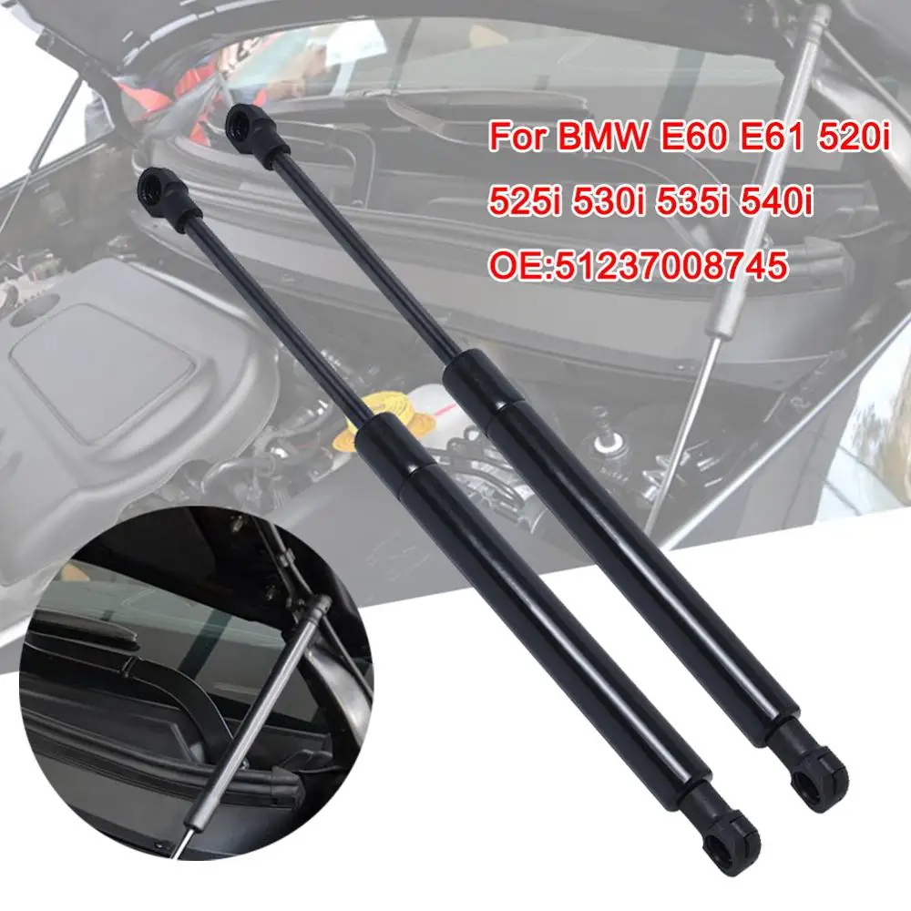 New Hood Air Struts for BMW E60 E61 520i 525i 530i 535i 540i 51237008745 Lift Gas Spring Hood Air Support 
New Hood Air Struts for BMW E60 E61 520i 525i 530i 535i 540i 51237008745 Lift Gas Spring Hood Air Support