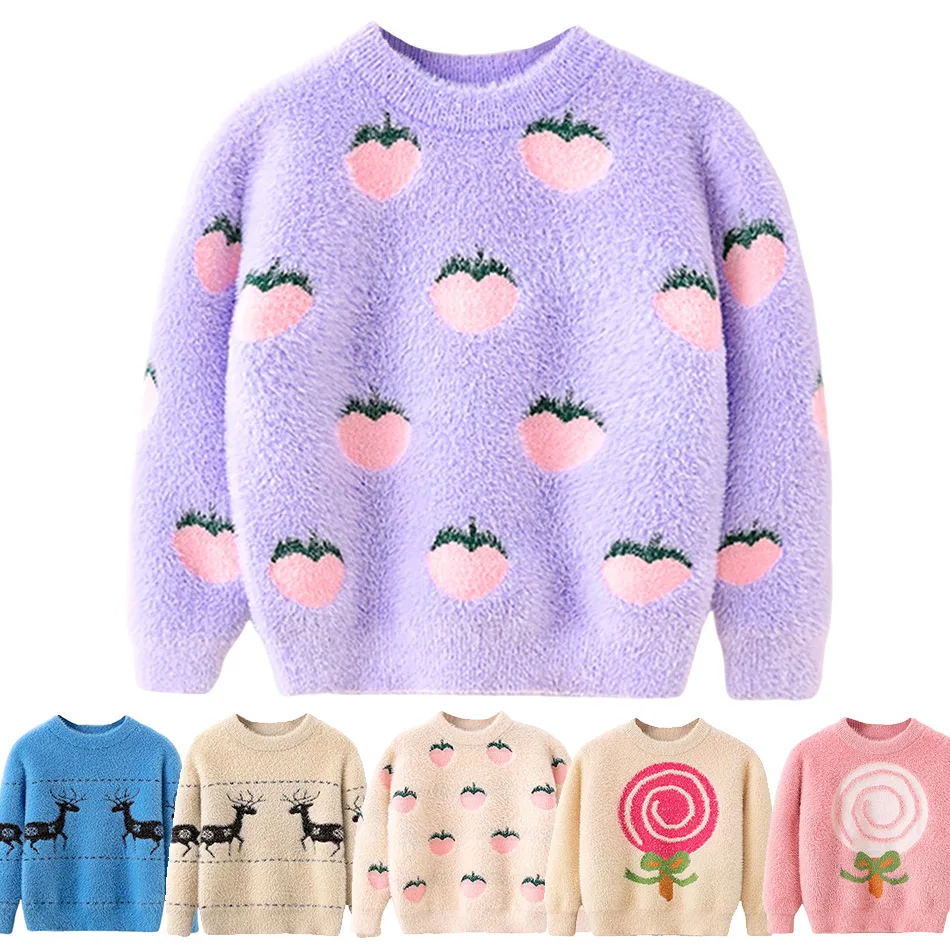 Детский свитер, детский зимний наряд с круглым вырезом, верхняя одежда с длинным рукавом для девочек, детский пуловер, одежда для дня рожден...
Детский свитер, детский зимний наряд с круглым вырезом, верхняя одежда с длинным рукавом для девочек, детский пуловер, одежда для дня рожден...