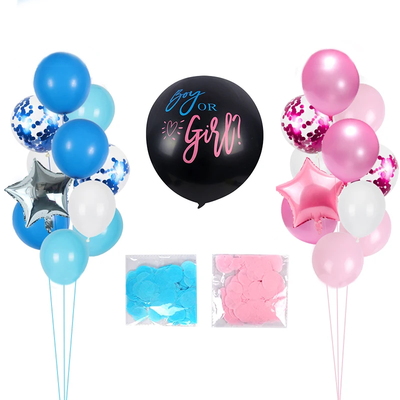 1 Set Giant Boy Or Girl Gender Reveal Balloon Black Latex Baby Shower Confetti Ballon Babyshower Gender Reveal Party Decoration
1 Set Giant Boy Or Girl Gender Reveal Balloon Black Latex Baby Shower Confetti Ballon Babyshower Gender Reveal Party Decoration