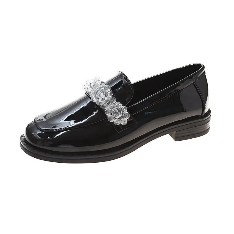 Transpareat Pearl Women Shoes 2021 New British Style Leather Crystal Low (1cm-3cm) Pumps Square Heel Women Lovely Girls Student
Transpareat Pearl Women Shoes 2021 New British Style Leather Crystal Low (1cm-3cm) Pumps Square Heel Women Lovely Girls Student