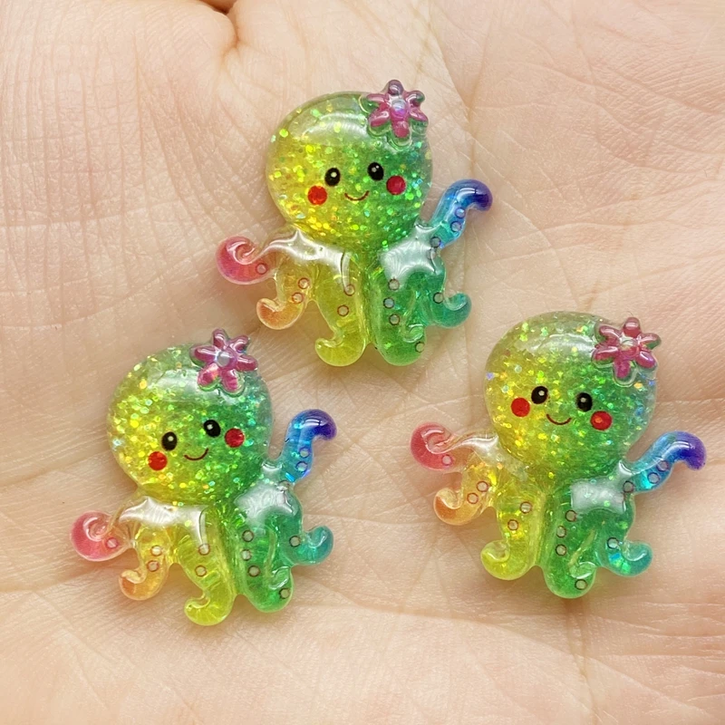 30 New Kawaii Flash Powder Marine Animal Series Resin Flat DIY Crafts Jewelry Accessories F72
30 New Kawaii Flash Powder Marine Animal Series Resin Flat DIY Crafts Jewelry Accessories F72