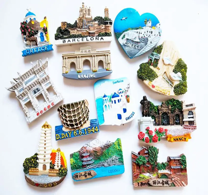 European Scenic Tourist Souvenirs France Paris Refrigerator Magnets Spain Yunnan Old Town of Lijiang Refrigerator Magnet 
European Scenic Tourist Souvenirs France Paris Refrigerator Magnets Spain Yunnan Old Town of Lijiang Refrigerator Magnet