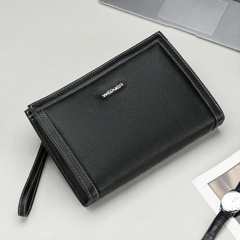 Men’s Clutch Bag Genuine Leather Handbags Wallets Business Organizer Purse men Card casual bag for iPad Document Bag
Men’s Clutch Bag Genuine Leather Handbags Wallets Business Organizer Purse men Card casual bag for iPad Document Bag