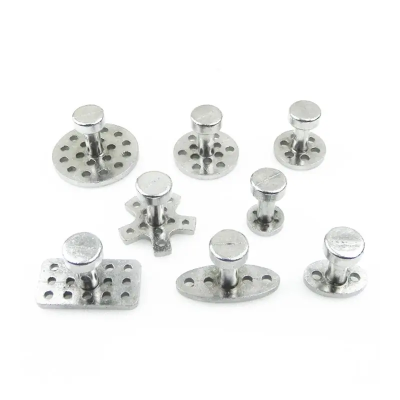 8 Size with 8pcs Auto PDR Tool Kit Aluminum Glue Puller Tabs for Car Dent Paintless Repair Dent Removal Hand Tools Sucti
8 Size with 8pcs Auto PDR Tool Kit Aluminum Glue Puller Tabs for Car Dent Paintless Repair Dent Removal Hand Tools Sucti