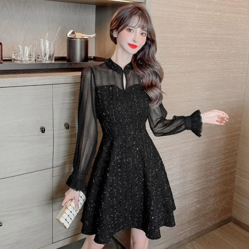 Women's Spring Autumn Style Dress Women's Patchwork Bow Turtleneck Long Sleeve Elegant Vintage Dress AA3332
Women's Spring Autumn Style Dress Women's Patchwork Bow Turtleneck Long Sleeve Elegant Vintage Dress AA3332
