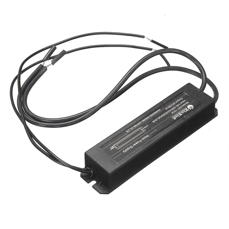 Neon Light Sign Electronic Neon Transformer Power Supply with Wire Cable HB-C02TE 3KV 30mA 5-25W High Quality
Neon Light Sign Electronic Neon Transformer Power Supply with Wire Cable HB-C02TE 3KV 30mA 5-25W High Quality
