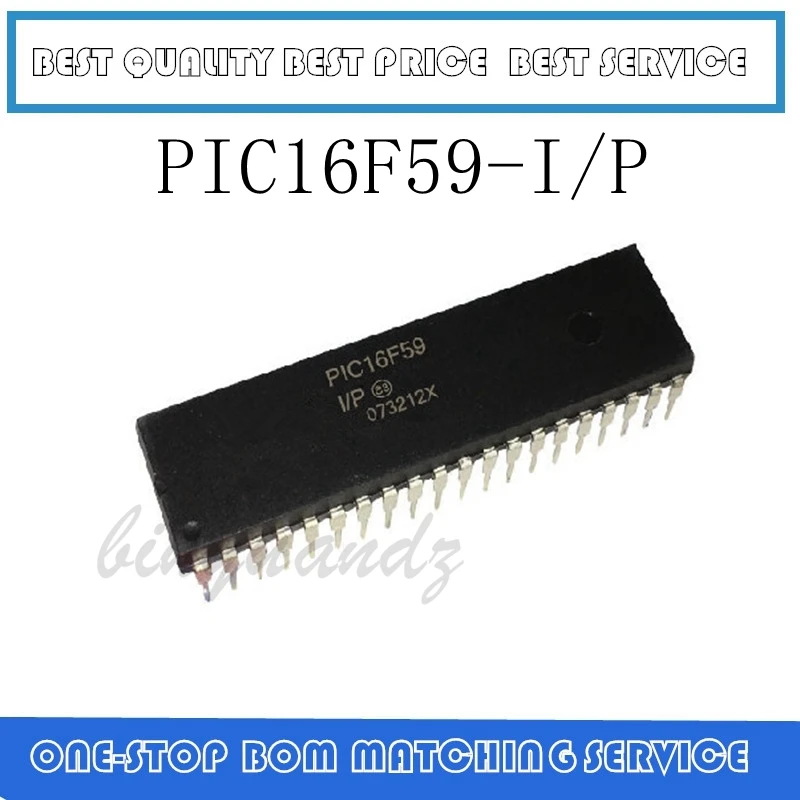 10PCS PIC16F59 PIC16F59-I/P DIP-40 New original
10PCS PIC16F59 PIC16F59-I/P DIP-40 New original