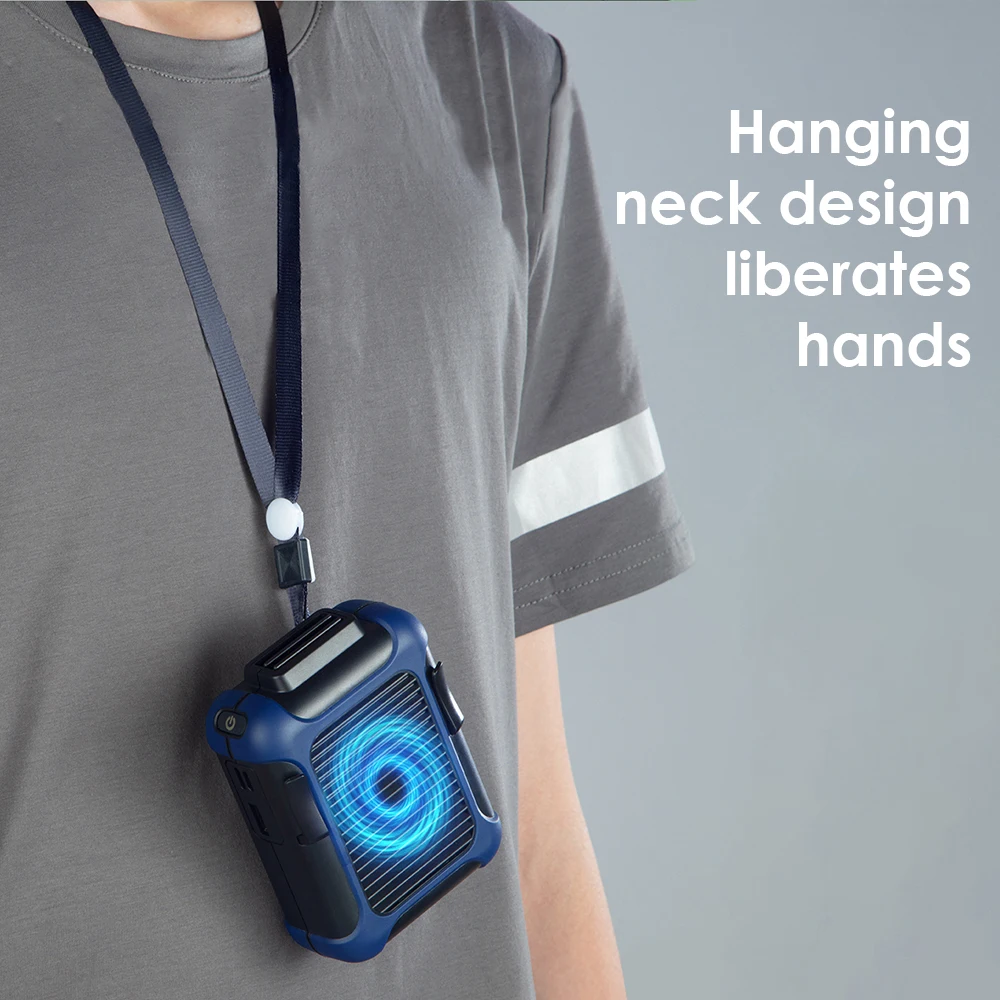 4000mAH Energy Saving Neck Fan Mini Portable Belt Fan USB Charging Wearable Waist Fan Hiking Camping Mobile Power Supply
4000mAH Energy Saving Neck Fan Mini Portable Belt Fan USB Charging Wearable Waist Fan Hiking Camping Mobile Power Supply