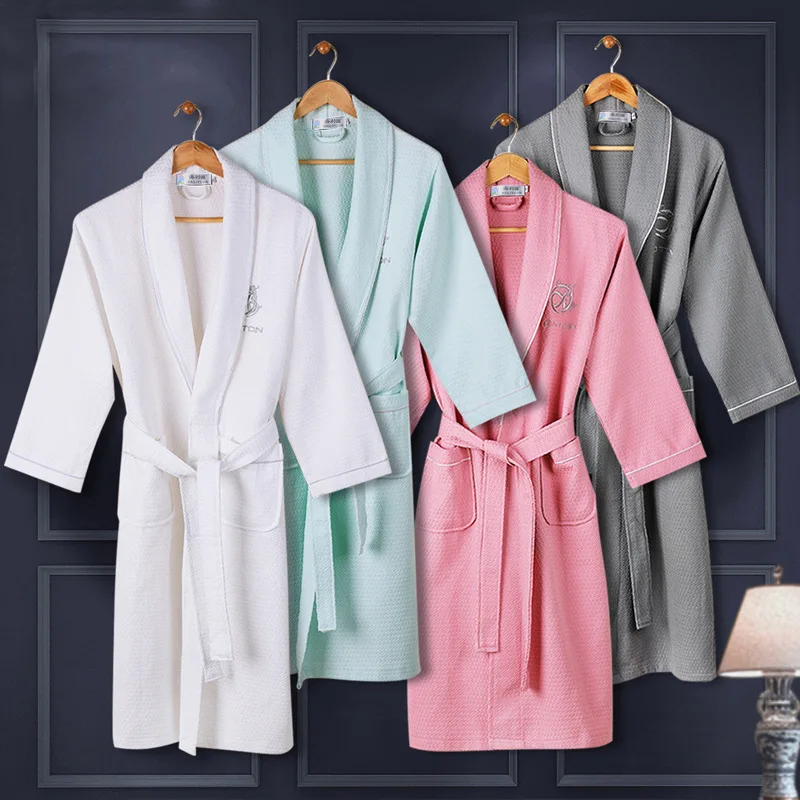 1 Piece Cotton Pink Bathrobe for Women Men Long Sleeve V Neck Thick Adult Couple Soft Bath Towels Home Hotel Bathroom Product 
1 Piece Cotton Pink Bathrobe for Women Men Long Sleeve V Neck Thick Adult Couple Soft Bath Towels Home Hotel Bathroom Product