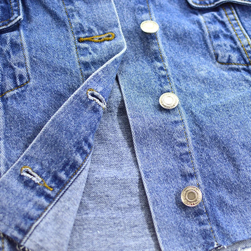 CHICEVER Short Denim Jacket For Women Lapel Long Sleeve Casual Streetwear Jackets Female Fashion New Clothing 2021 Spring Tide
CHICEVER Short Denim Jacket For Women Lapel Long Sleeve Casual Streetwear Jackets Female Fashion New Clothing 2021 Spring Tide