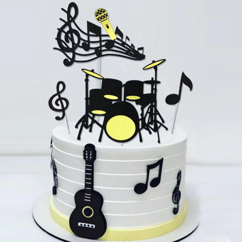1 Set Cute Musical Notes Cake Topper Music Instruments Festival Cupcake Toppers for Wedding Birthday Party Cake Decorations
1 Set Cute Musical Notes Cake Topper Music Instruments Festival Cupcake Toppers for Wedding Birthday Party Cake Decorations