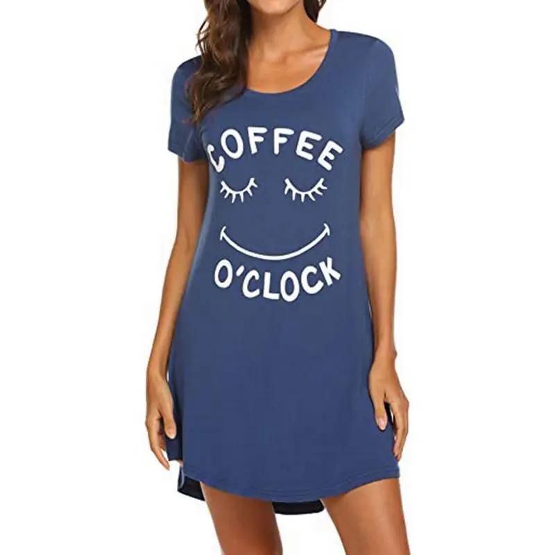 New women clothing comfortable pure cotton modal cute letter printing mid length dress pajamas dress home service pajamas dress
New women clothing comfortable pure cotton modal cute letter printing mid length dress pajamas dress home service pajamas dress