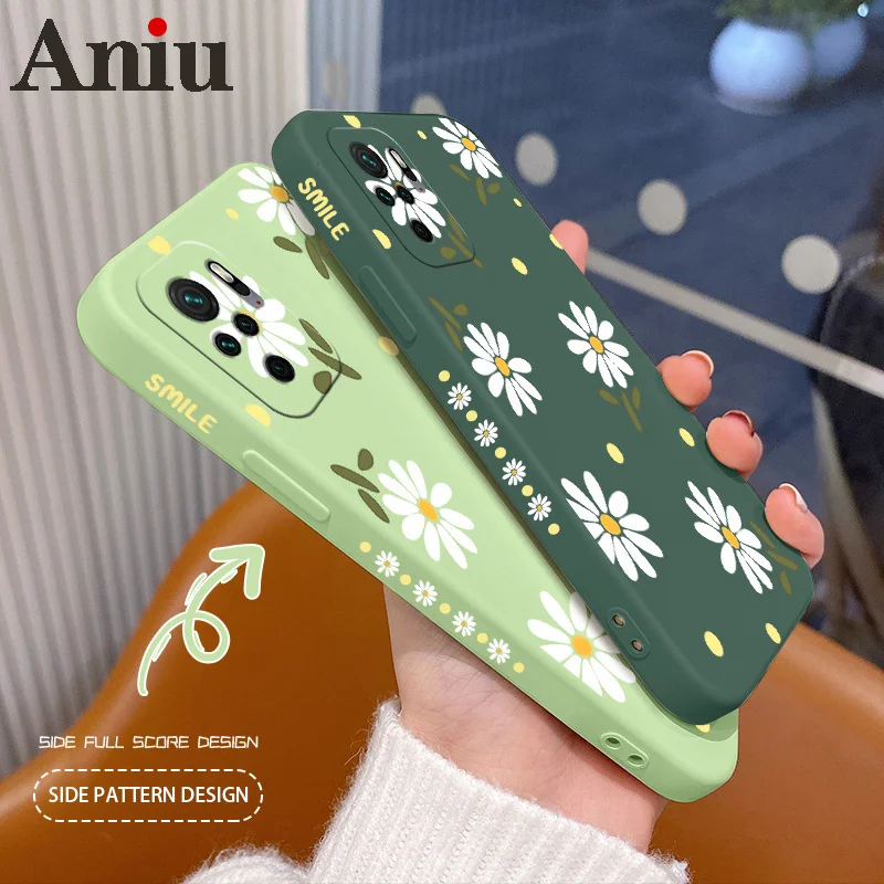 Daisy Liquid Silicone Case For Xiaomi Redmi Note 10 10S 9T 9 8 7 Redmi 9 9A 9T K40 K30 K20 Pro Ultra Thin Soft Phone Cover Case
Daisy Liquid Silicone Case For Xiaomi Redmi Note 10 10S 9T 9 8 7 Redmi 9 9A 9T K40 K30 K20 Pro Ultra Thin Soft Phone Cover Case