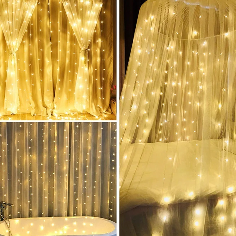 3X3Meters 300 Lights, Warm Light USB Powered LED Christmas Lights, Pendant Lights for Decoration
3X3Meters 300 Lights, Warm Light USB Powered LED Christmas Lights, Pendant Lights for Decoration