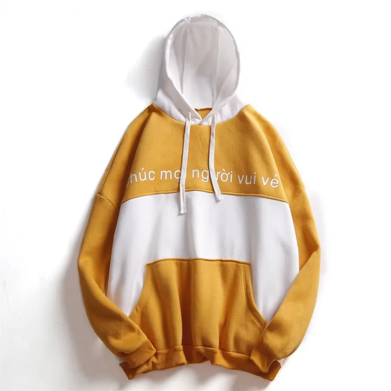 2020 autumn hoodies stitching plus velvet men's hooded trend Korean version Favourite large Hot couple casual yellow sportswear
2020 autumn hoodies stitching plus velvet men's hooded trend Korean version Favourite large Hot couple casual yellow sportswear