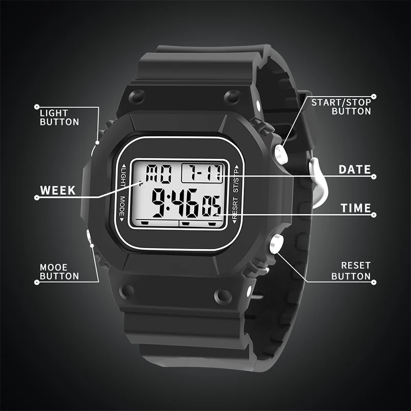 IBSO Summer Children Digital Watch For Kids Watches Boys Fashion Design TPU Material Swimming Multifunction Chrono Waterproof 
IBSO Summer Children Digital Watch For Kids Watches Boys Fashion Design TPU Material Swimming Multifunction Chrono Waterproof