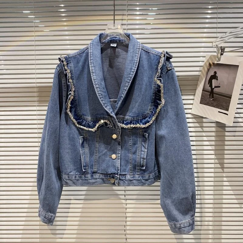 2021 Autumn Women Denim Coat Lorean Style Small Fragrance Long Sleeve Jean Jacket Short Coat High Street Women Top Outerwear
2021 Autumn Women Denim Coat Lorean Style Small Fragrance Long Sleeve Jean Jacket Short Coat High Street Women Top Outerwear