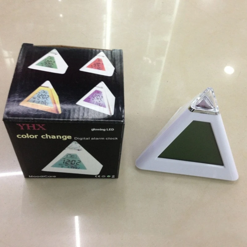 Fashion Clock 7 Colors LED Temperature Week Display Digital Alarm Clock Fiting for Home Living Room Bedroom Decoration
Fashion Clock 7 Colors LED Temperature Week Display Digital Alarm Clock Fiting for Home Living Room Bedroom Decoration