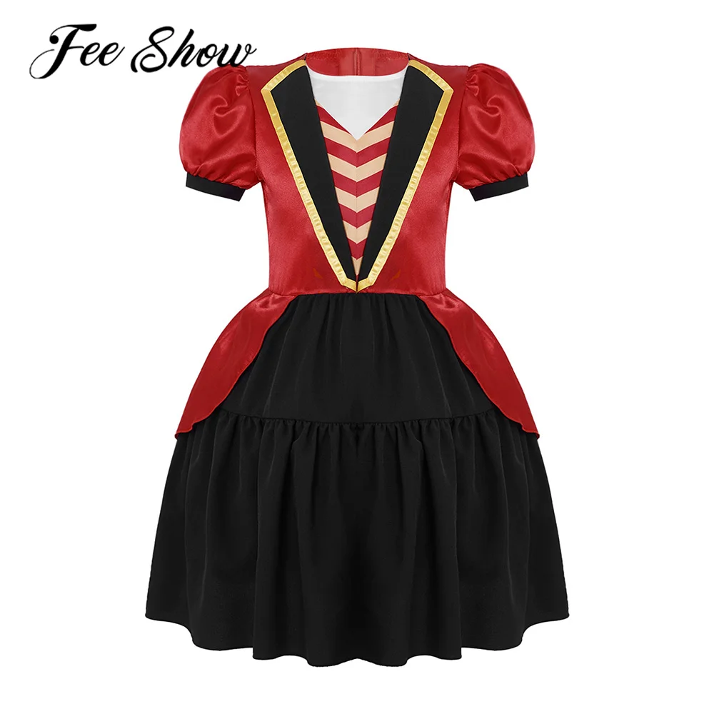 Girls Circus Ringmaster Cosplay Costumes Dress Kids Halloween Roleplay Party Carnival Performance Outfit Girls Costumes Clothes
Girls Circus Ringmaster Cosplay Costumes Dress Kids Halloween Roleplay Party Carnival Performance Outfit Girls Costumes Clothes