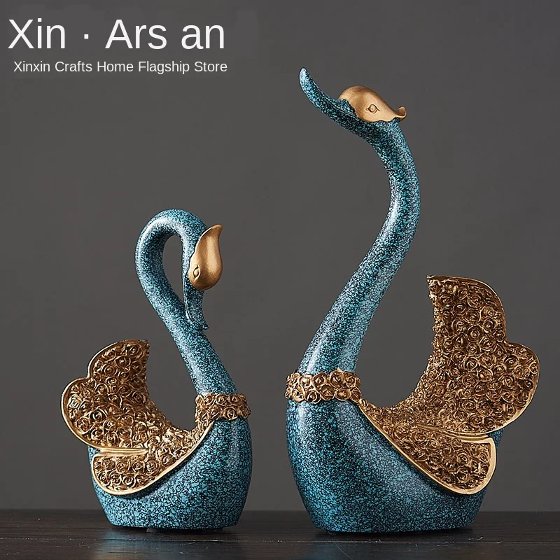 European Style Living Room Home Accessories Swan Ornaments Wedding Gifts Wedding Room Decorations Luxury Crafts Gifts
European Style Living Room Home Accessories Swan Ornaments Wedding Gifts Wedding Room Decorations Luxury Crafts Gifts