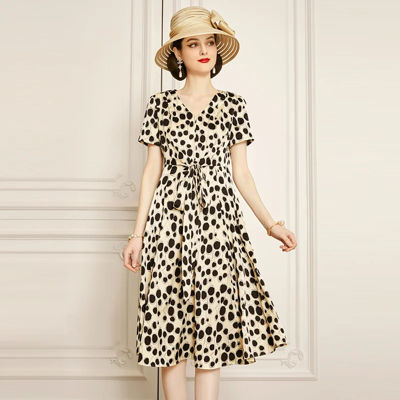 Женское шифоновое платье с коротким рукавом SHZQ, летнее платье с V-образным вырезом, трапециевидная юбка с тонкой волнистой юбкой, 2021
Женское шифоновое платье с коротким рукавом SHZQ, летнее платье с V-образным вырезом, трапециевидная юбка с тонкой волнистой юбкой, 2021