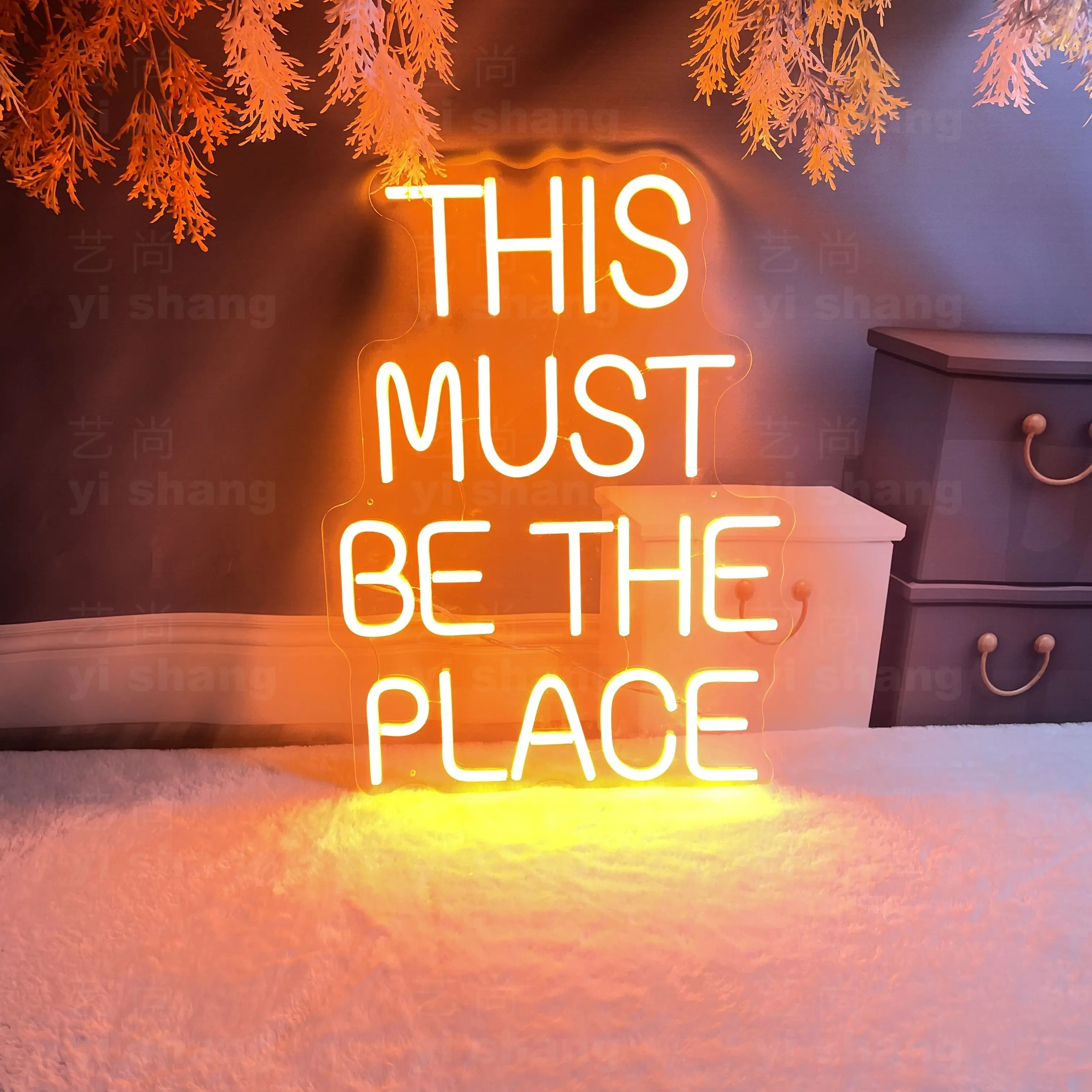 Custom led letters "this is a good place" bar decoration, KTV party, coffee shop, personalized neon lights, custom neon lights
Custom led letters "this is a good place" bar decoration, KTV party, coffee shop, personalized neon lights, custom neon lights