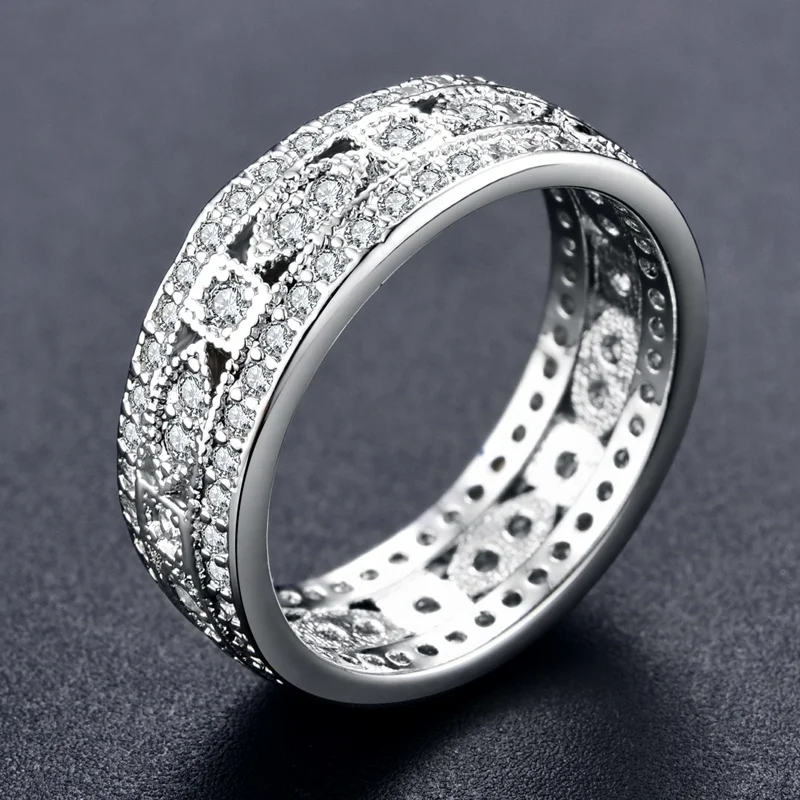 New Fashion Exquisite Luxury Zircon Round Ring Female Elegant Temperament Party Banquet Holiday Charm Gift Jewelry Wholesale
New Fashion Exquisite Luxury Zircon Round Ring Female Elegant Temperament Party Banquet Holiday Charm Gift Jewelry Wholesale