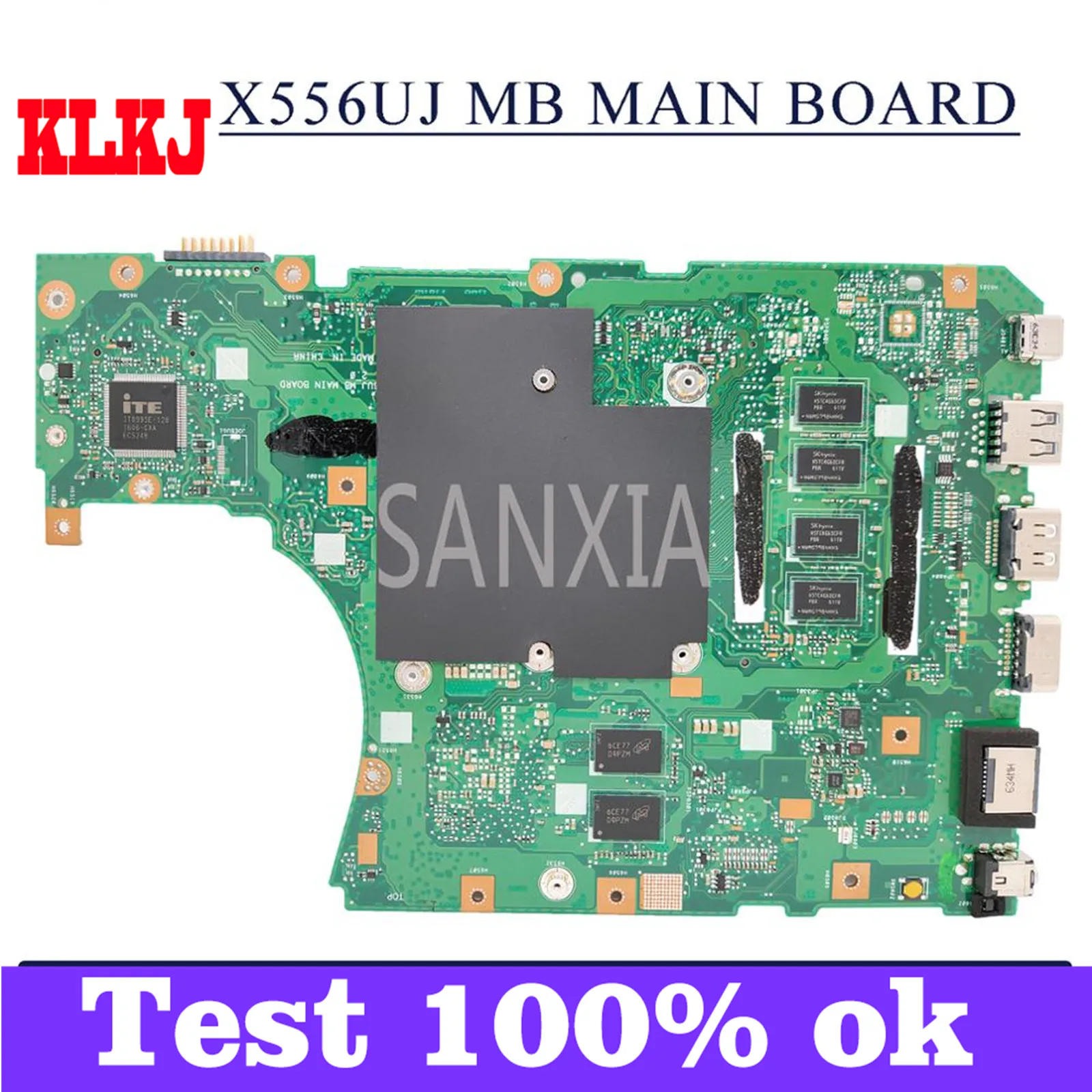 KLKJ X556UJ Laptop Motherboard For ASUS X556UB X556UV X556UR X556UF X556UQ X556U Original Mainboard 4G-RAM I5-6200U GT940M
KLKJ X556UJ Laptop Motherboard For ASUS X556UB X556UV X556UR X556UF X556UQ X556U Original Mainboard 4G-RAM I5-6200U GT940M