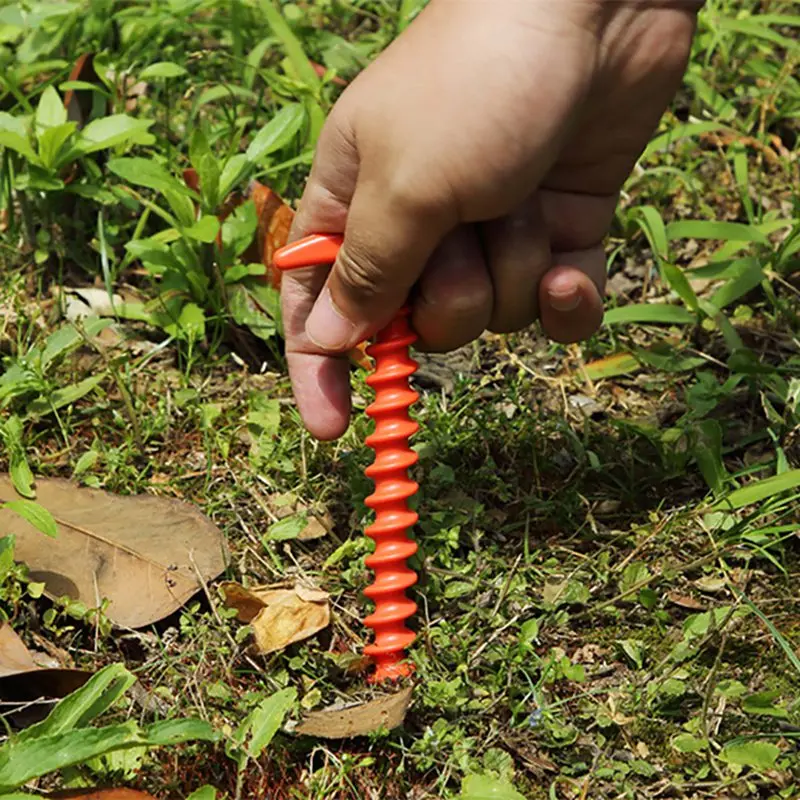 Best! Plastic Screw Plastic Outdoor Spiral Sports Accessories Hiking Camping Tent Peg Nails Peg Trip Tent Travel Nail Kit
Best! Plastic Screw Plastic Outdoor Spiral Sports Accessories Hiking Camping Tent Peg Nails Peg Trip Tent Travel Nail Kit