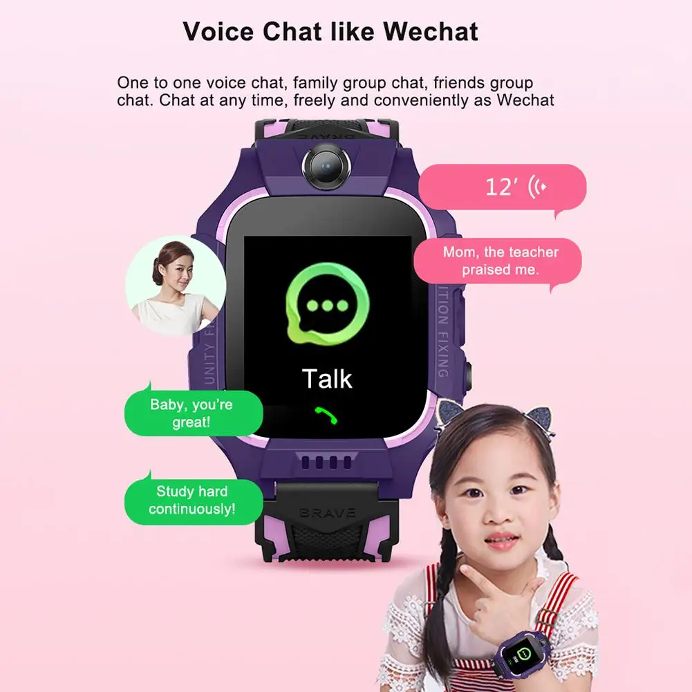 Student Smart Watch IP67 Deep Waterproof 2G GPS Tracker SOS Call Localization Reminder For Kids Children Phone | Электроника