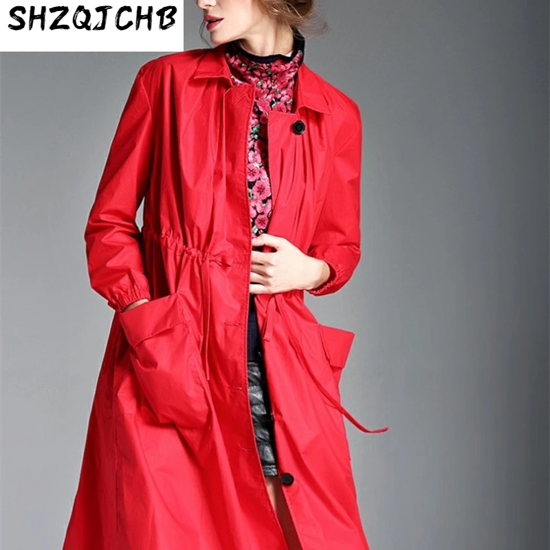 JCHB 2021 Fashion Women Spring Autumn Long Trench Coat Women's Windbreaker Outwear Slim Ladies Coats Casaco Feminino WXF104
JCHB 2021 Fashion Women Spring Autumn Long Trench Coat Women's Windbreaker Outwear Slim Ladies Coats Casaco Feminino WXF104