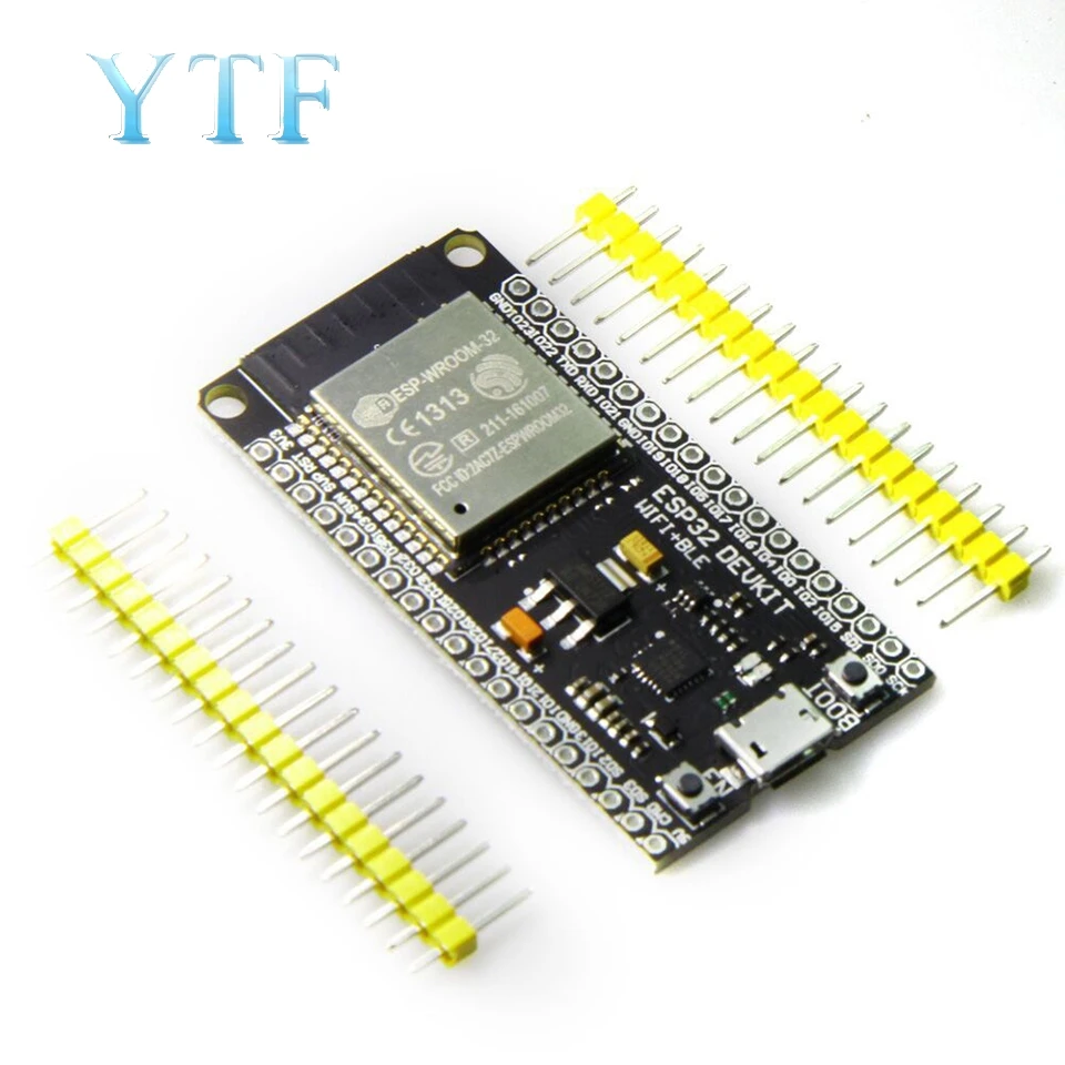 Макетная плата ESP32 Rev1 wifi + Bluetooth, сверхнизкая мощность, два ядра, ESP-32
Макетная плата ESP32 Rev1 wifi + Bluetooth, сверхнизкая мощность, два ядра, ESP-32