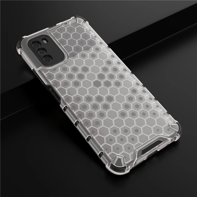 For POCO M3 Pro 5G Case Armor Airbag Transparent TPU Back Cover for Xiaomi POCO M3 Pro Case Honeycomb Shockproof Fundas
For POCO M3 Pro 5G Case Armor Airbag Transparent TPU Back Cover for Xiaomi POCO M3 Pro Case Honeycomb Shockproof Fundas